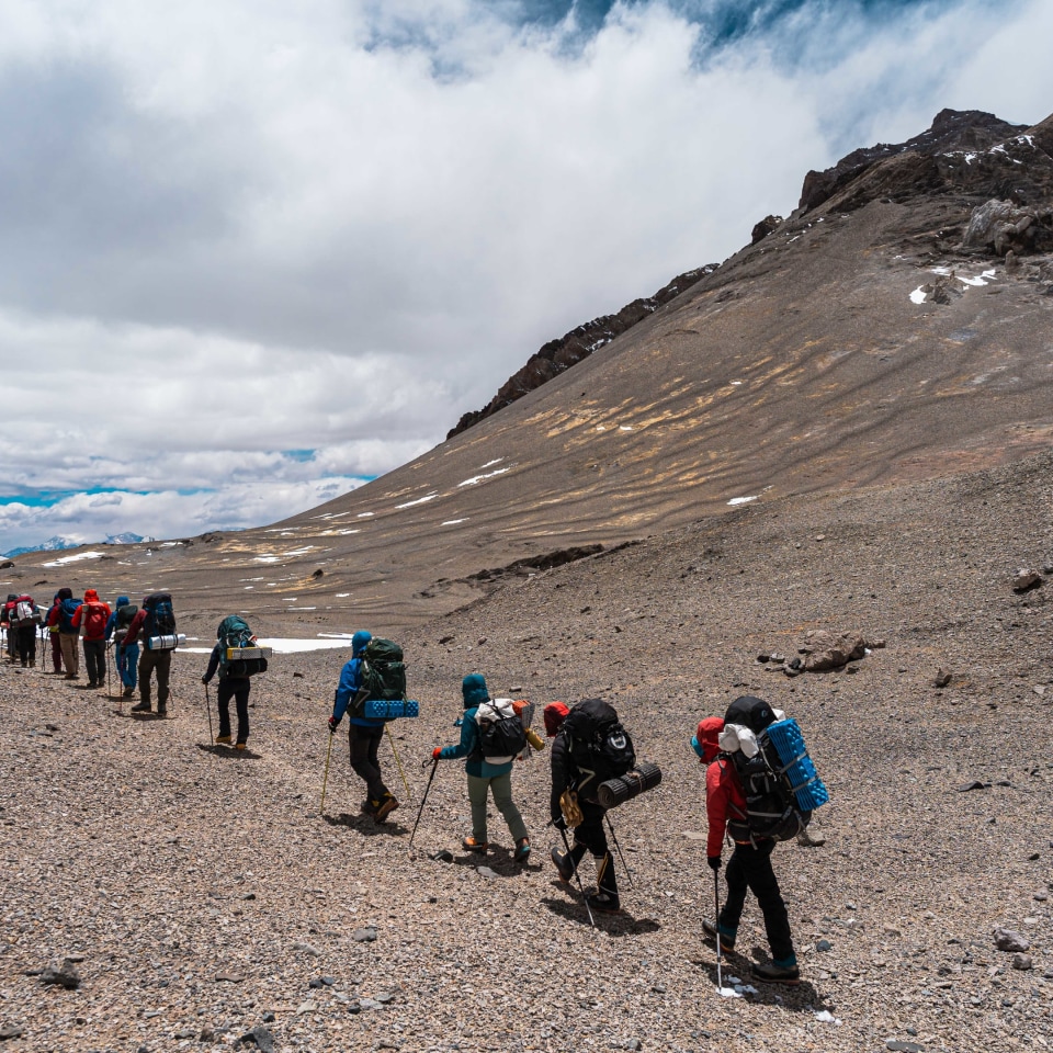 Aconcagua Besteigung per Überschreitung auf der 360°-Route
